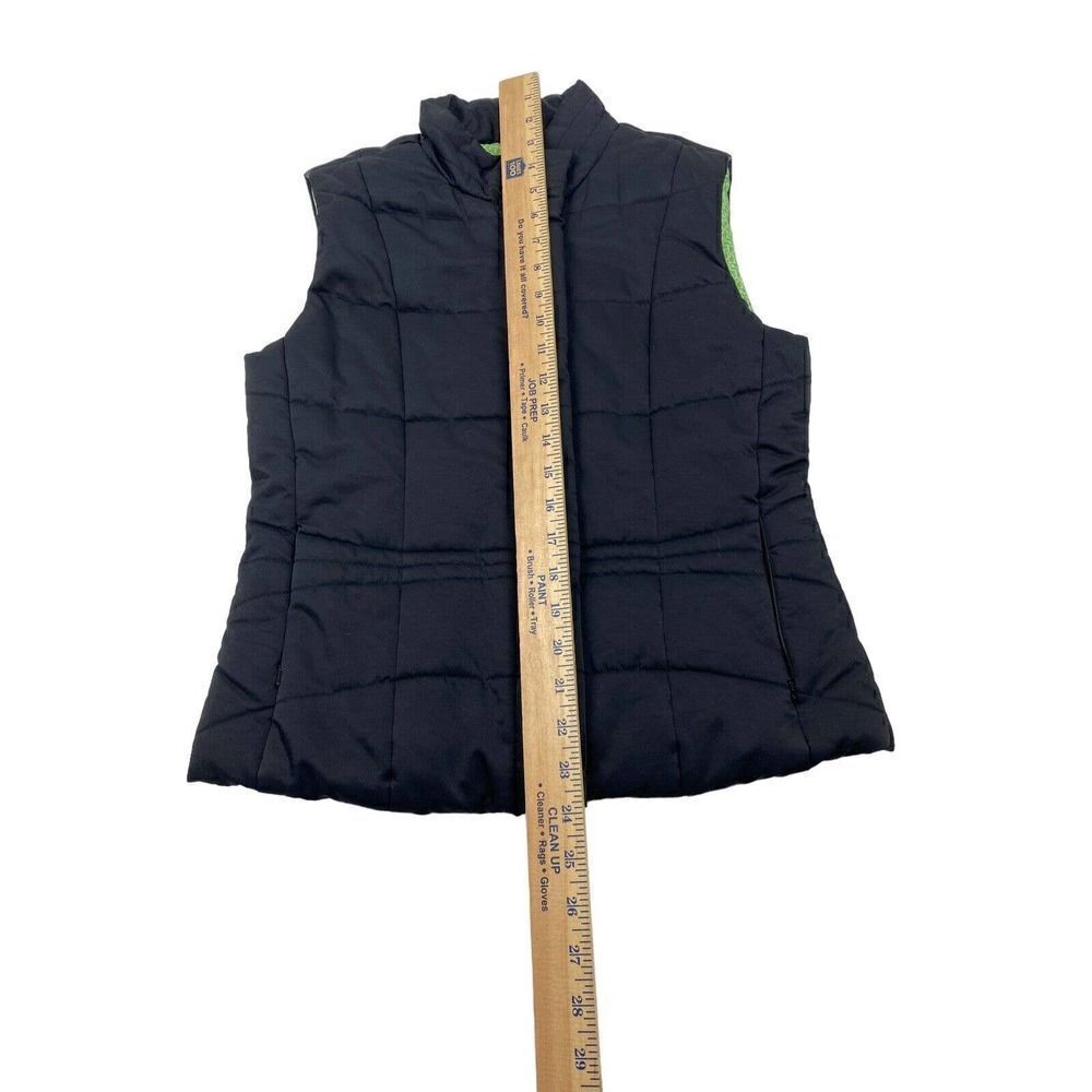VINEYARD VINES Quilted Puffer Vest Jacket Womens XS Full Zip Snap Close Black - Picture 6 of 11